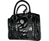 BLACK PATENT TOTE - Studio Gear Cosmetics