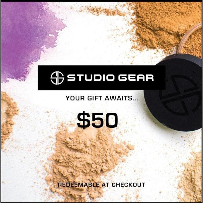 E-GIFT CARDS - Studio Gear Cosmetics